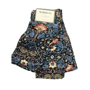 William Morris & Co. Set of 3 Kitchen Towels 100% Cotton Gauze Blue Lodden New